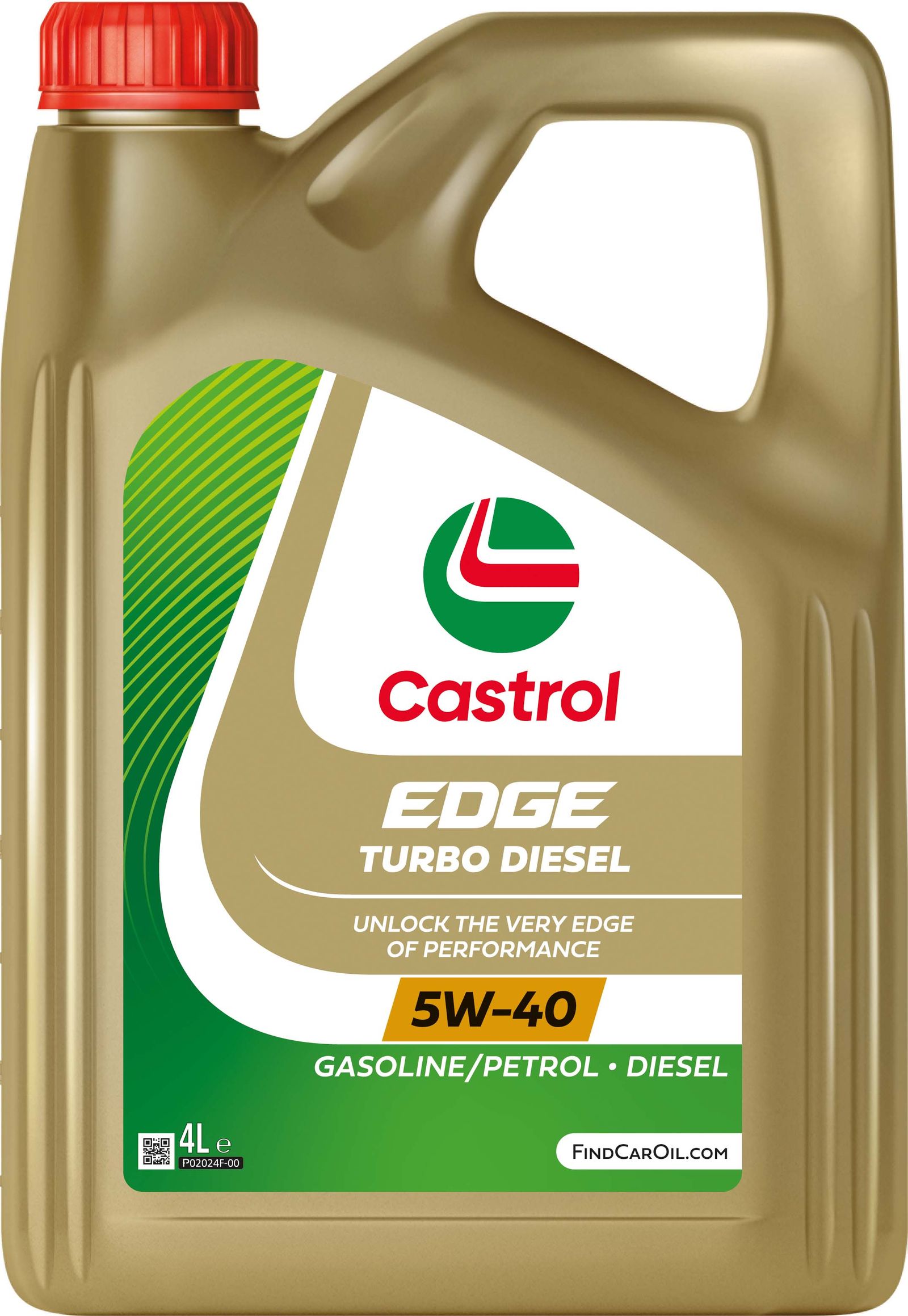 Ulei de motor sintetic Castrol EDGE Turbo Diesel 5W-40, 4 litri